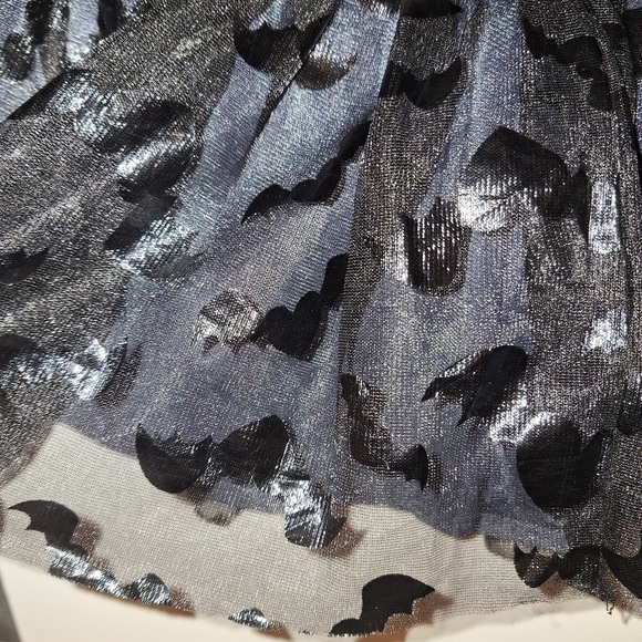 Heart Bat Girl Skirt Halloween Size 2T - Picture 4 of 6